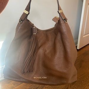 Brown leather Michael kors purse